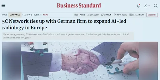 5C Network Expands to Europe